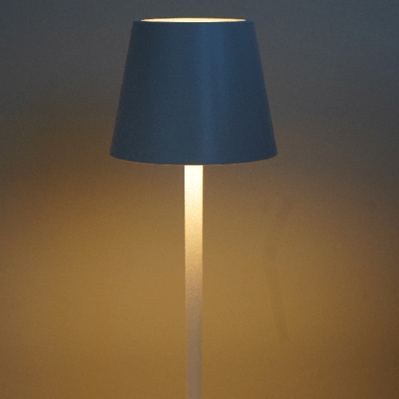 LED Touch White Table Lamp