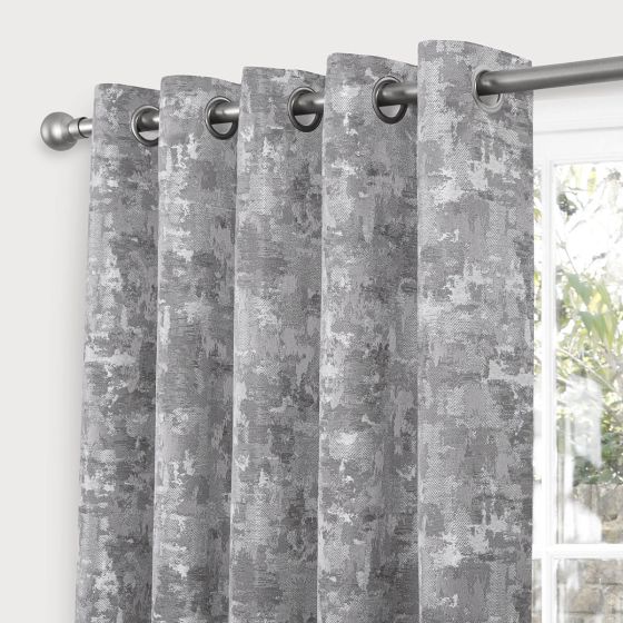 Legacy Taupe Ready Made Eyelet Curtains