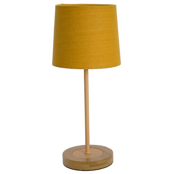 Loki Ochre Table Lamp