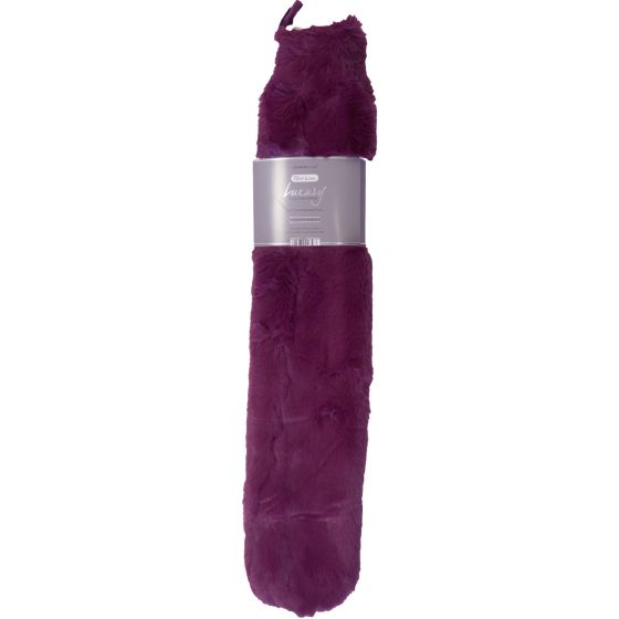 Superlux Long Purple Hot Water Bottle