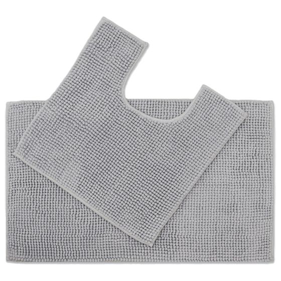 Noodle Silver Bathmat Set
