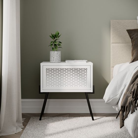 Naive White Nightstand