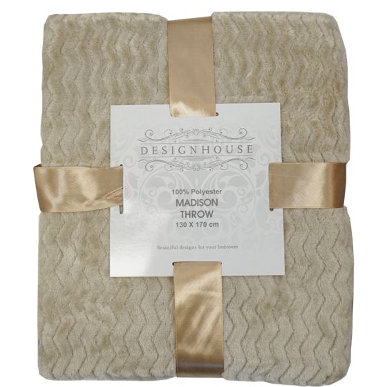 Madison Natural Throw 130x170cm