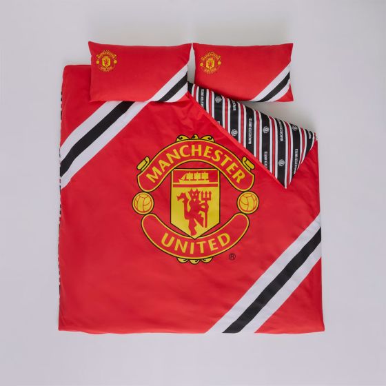 Manchester United Core Red Cotton Mix Duvet Cover Set