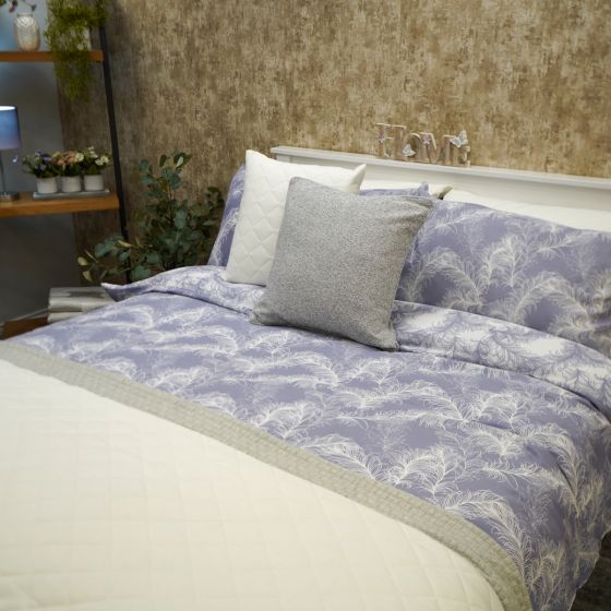 Marsie Lilac Cotton Rich Duvet Set