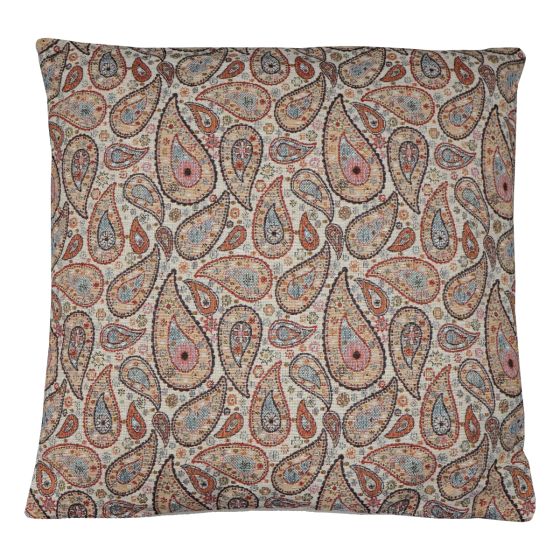 Paisley Tapestry Multi Filled Cushion