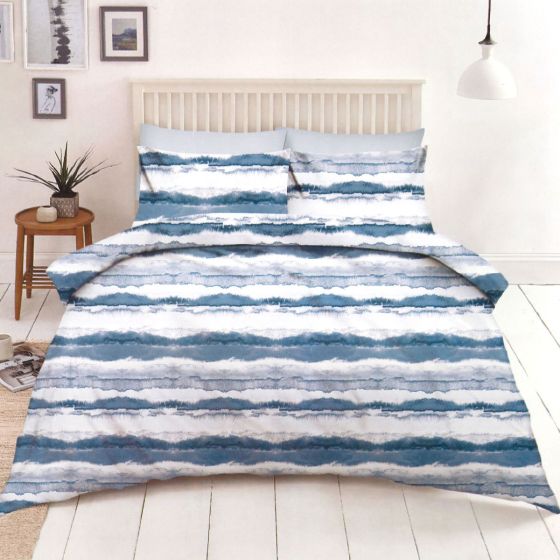 Mirage Navy Cotton Rich Duvet Set 