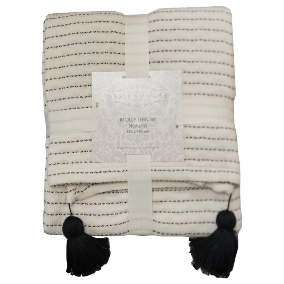 Molly Natural Throw 130x160cm