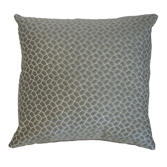 Origami Green Filled Cushion 