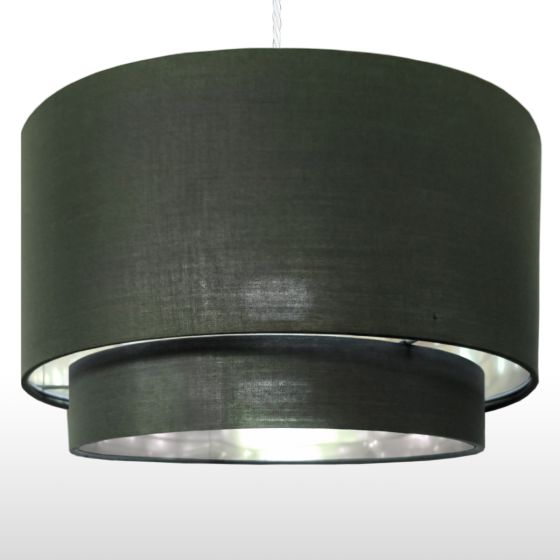 Oscar Grey and Silver Pendant