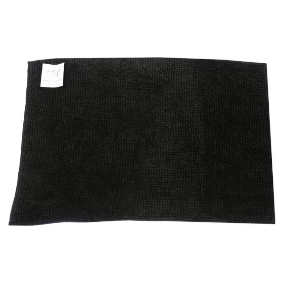 Phoebe Black Bath Mat