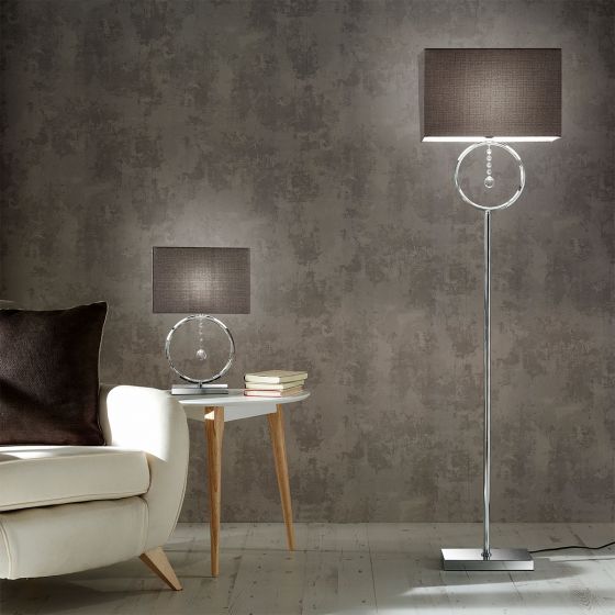 Scarlett Chrome Floor Lamp