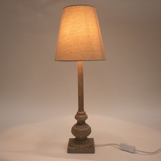 Shabby Natural Table Lamp