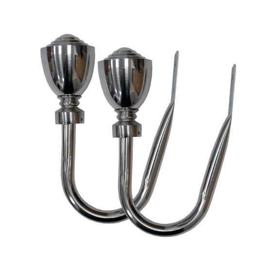 Lesina Stainless Steel Hold Back Pair