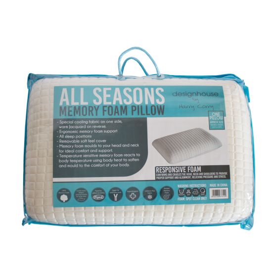 Memory Foam All Seasons Pillow