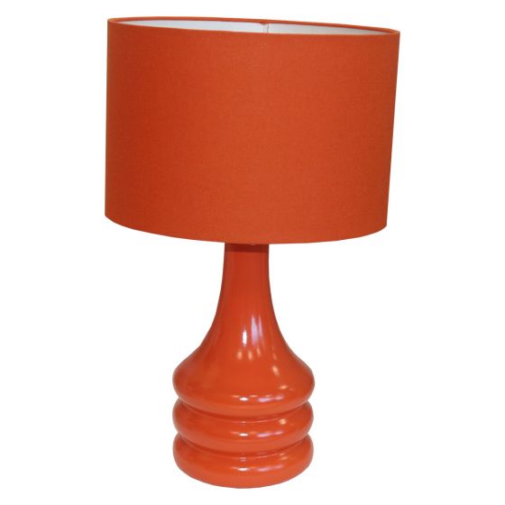 Kobe Burnt Orange Table Lamp