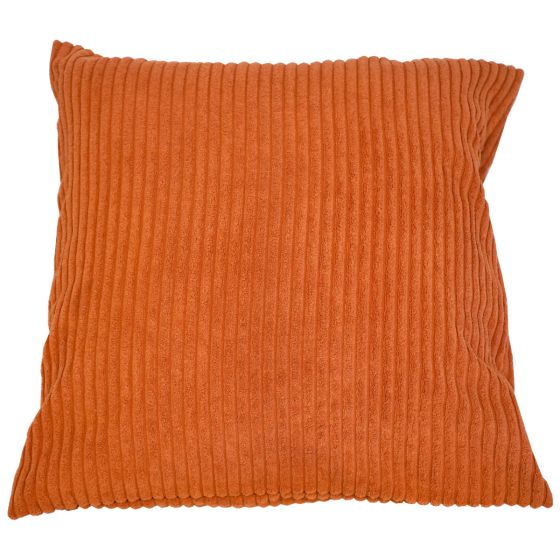 Plush Burnt Orange Cushion Cover