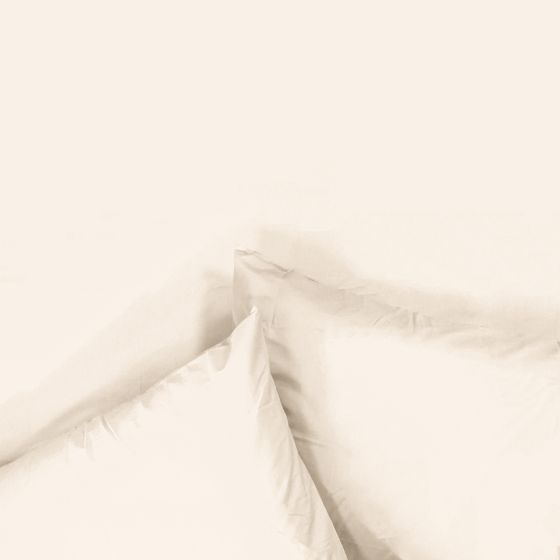 Percale Sheets & Pillowcases - Ivory