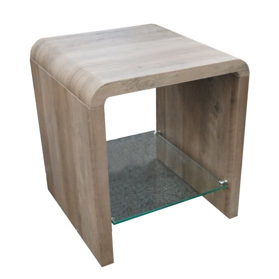 Alonso Antique Grey End Table