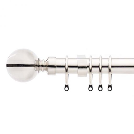 16/19mm Stainless Steel Ball Extendable Curtain Pole