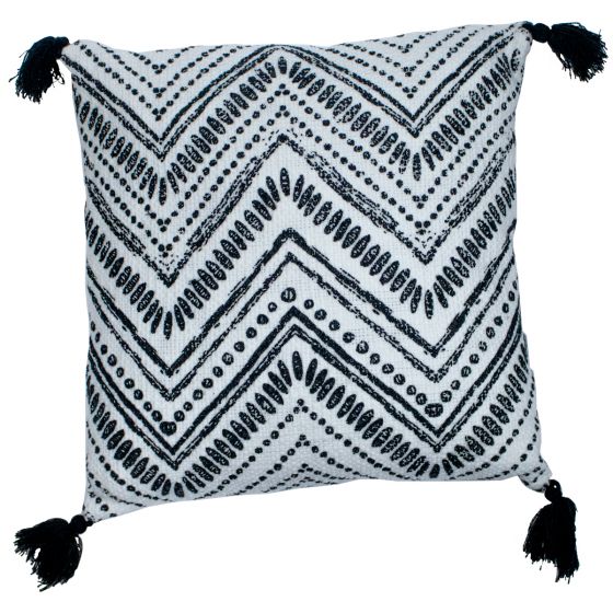 Zig Zag Filled Cushion