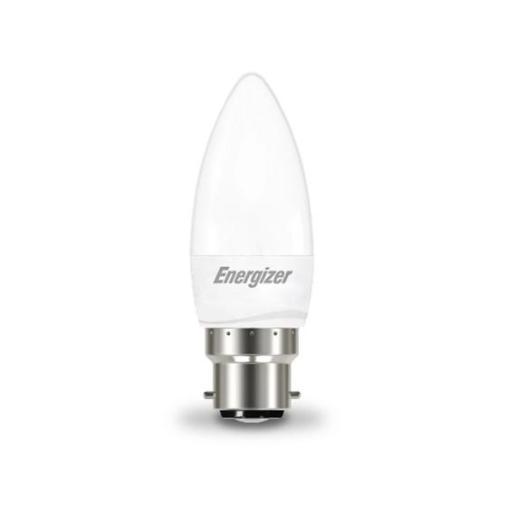 Energizer 40W LED B22 Candle Warm White Light Bulb