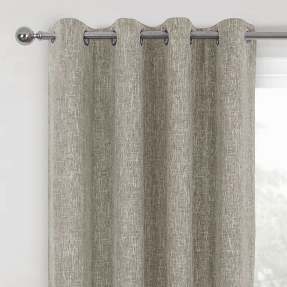 Newport Natural Eyelet Curtains