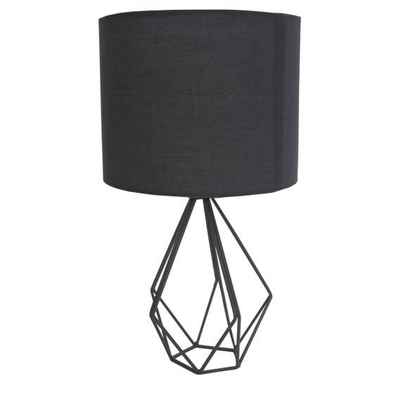 Atlanta Grey Table Lamp