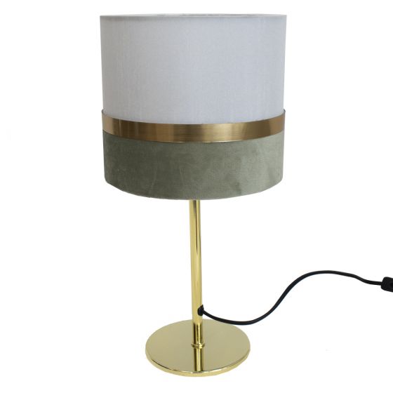 Parma Ivory and Sage Green Table Lamp