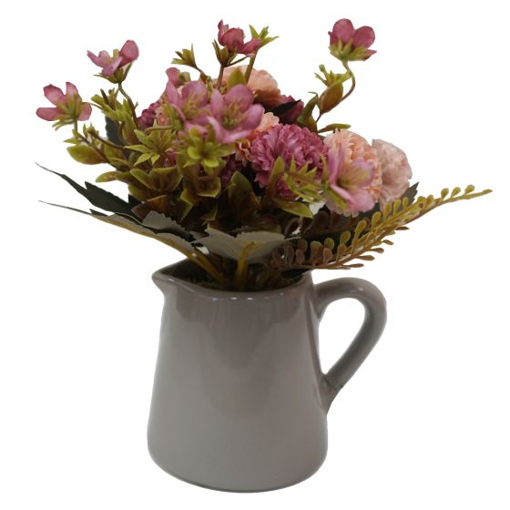 Purple Flowers in Jug