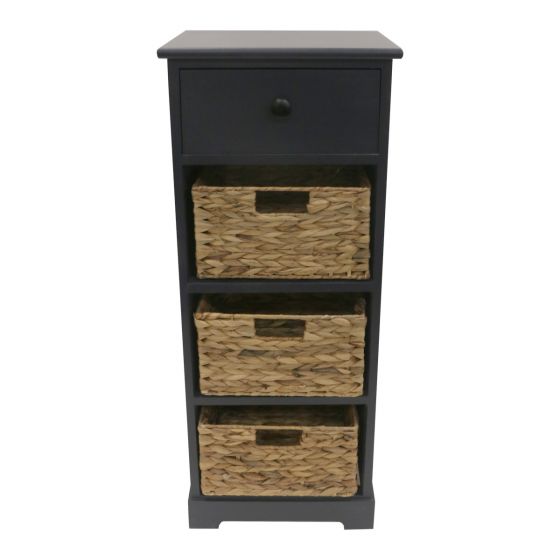 Oxford Navy 4 Drawer Unit