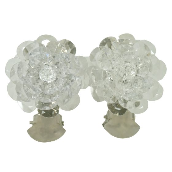 Rose Clear Tie Back