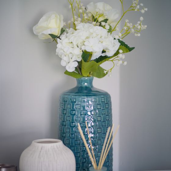 Rouen Navy Vase 
