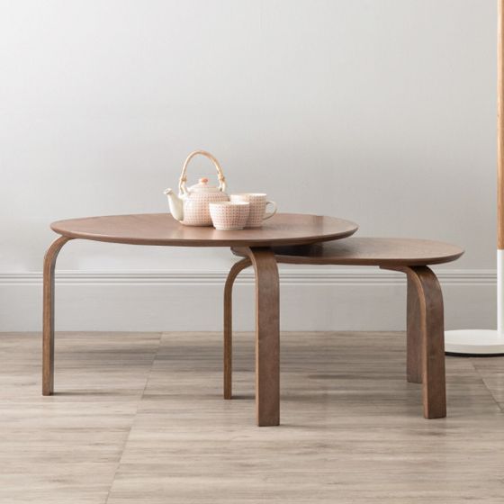 Sandra Cocoa Set of 2 Coffee Tables 