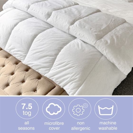 7.5 Tog Microfibre Duvet