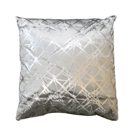 Shimmer Silver Filled Ciushion