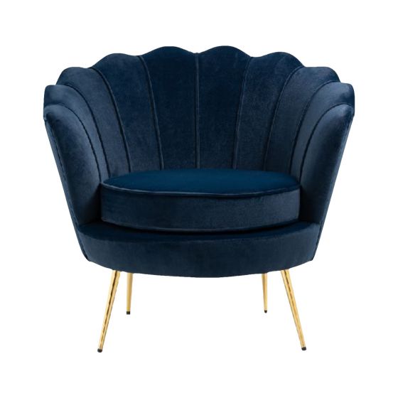 Silano Navy Blue Chair