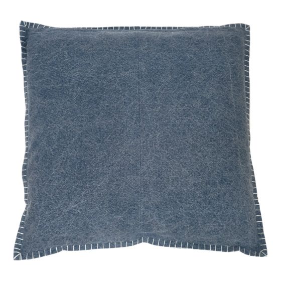 Stockholm Navy Filled Cushion