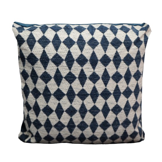 Takieta Diamond Navy Filled Cushion