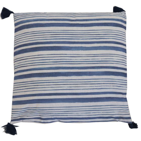 Dijon Navy Filled Cushion 