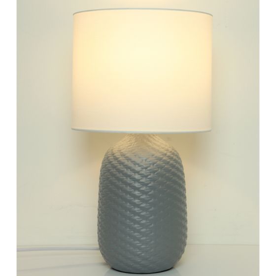 Titan Grey Table Lamp