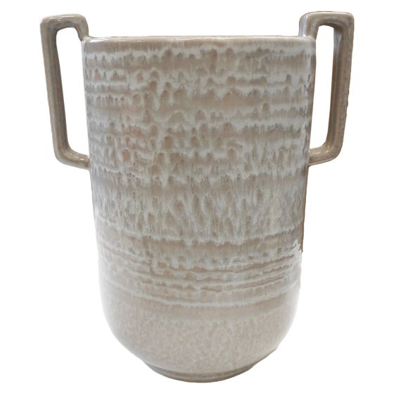 Natural Ceramic Vase With Handles