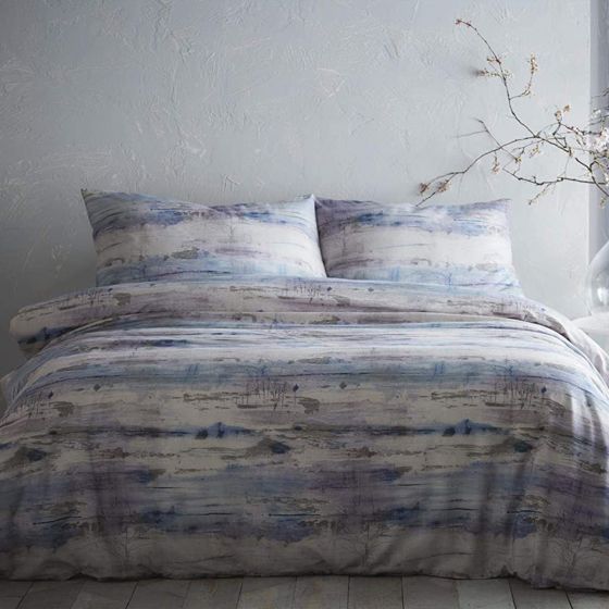 Vista Lavender Linen Cotton Mix Duvet Set