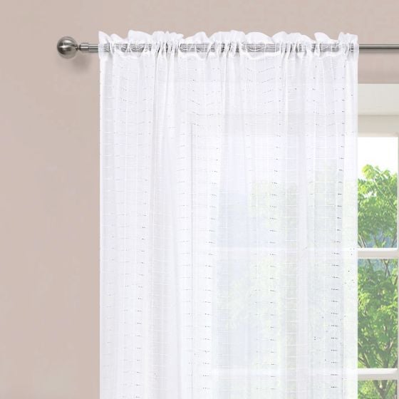 Viva White Voile Panel