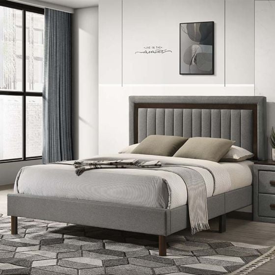 Xander Grey Bed Frame