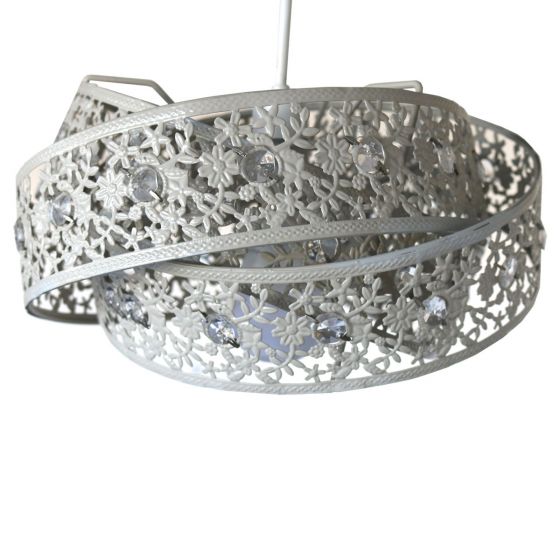 Floral YMS054 Cream Pendant 