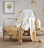 Dahlia Throw Ochre 125x150cm 